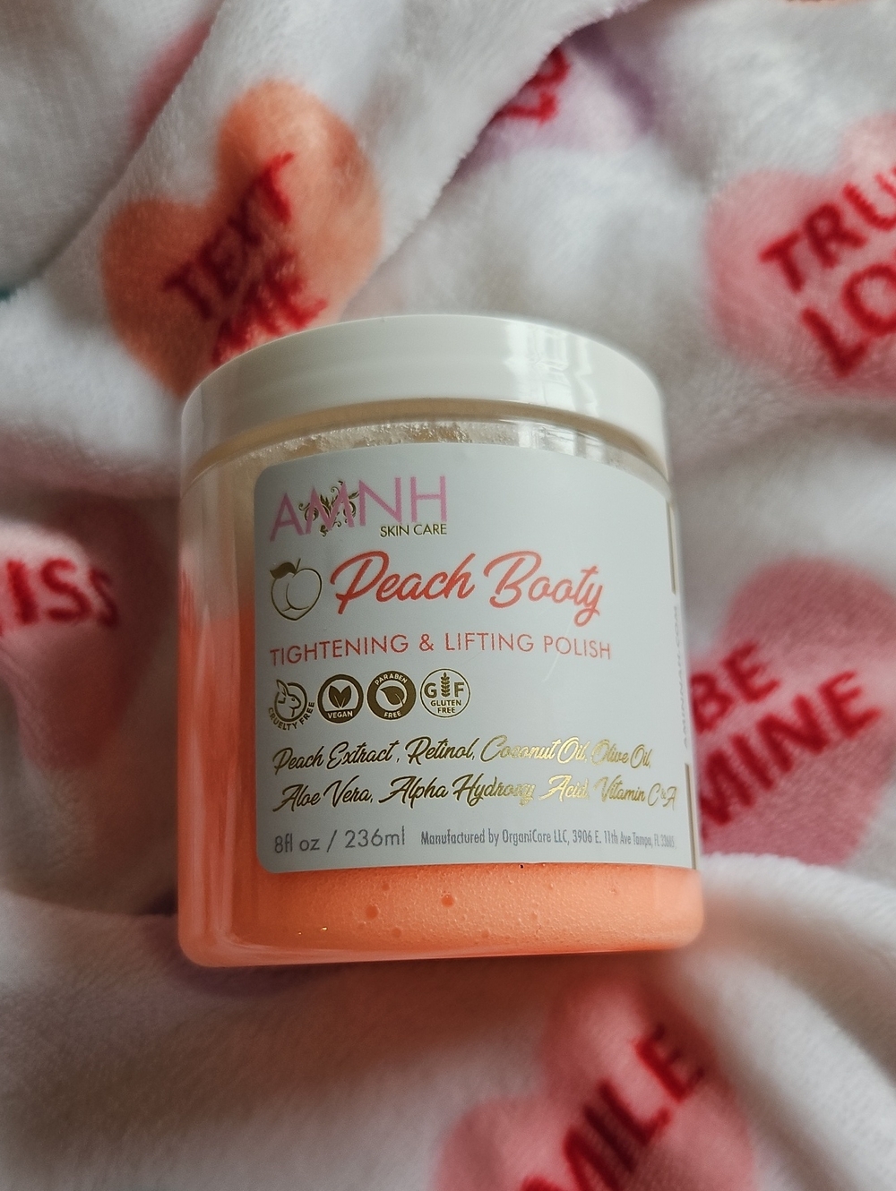 Aminnah Peach Booty Tightening & Lifting Polish - Peach